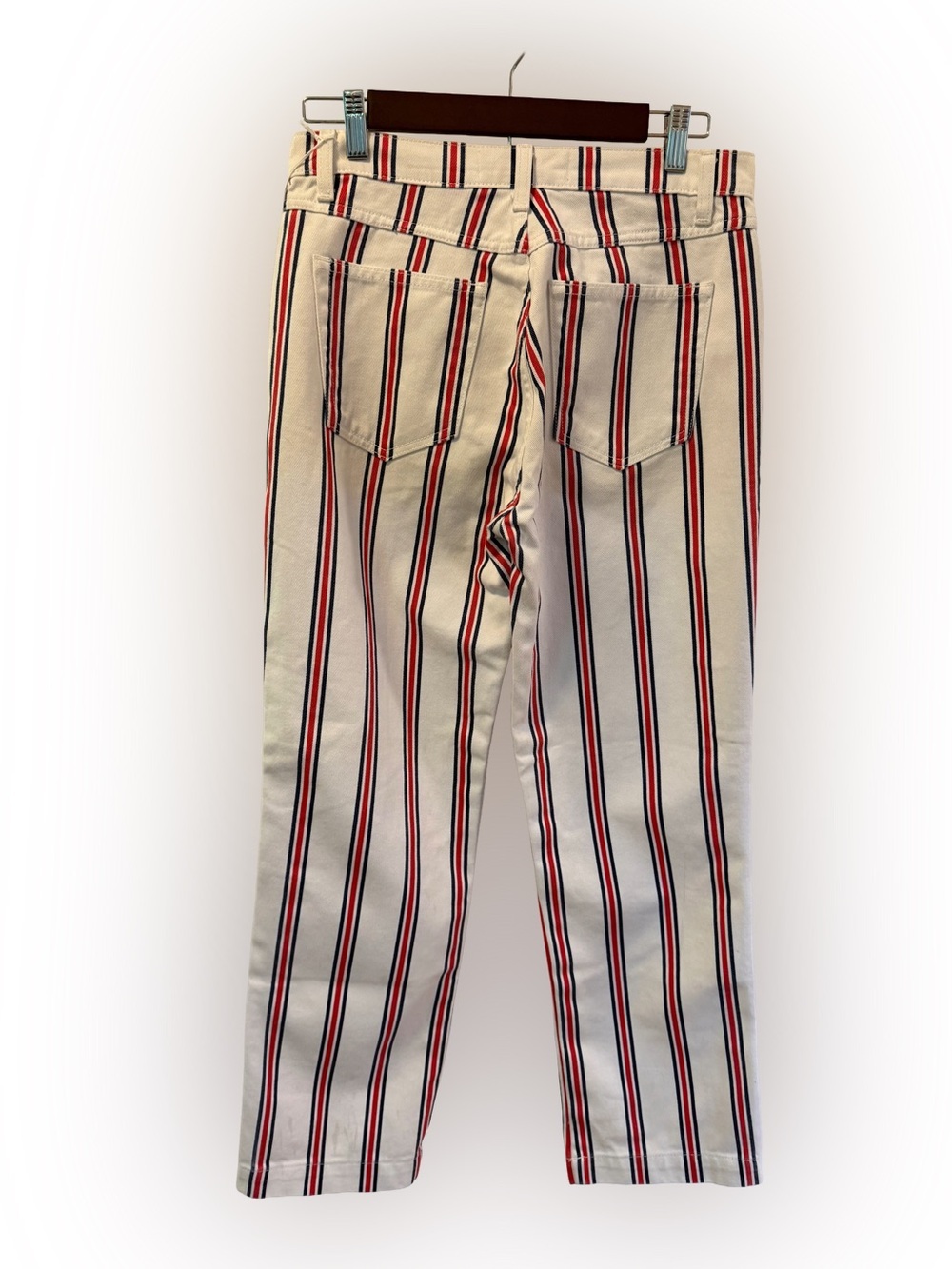 Reformation Roper Jeans in the Grenada Stripe, Size 28 - Picture 6 of 9